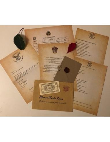 Pack MASTER: Carta de Hogwarts...