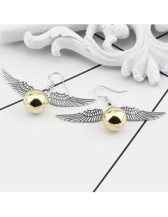 Pendientes plateados Snitch...